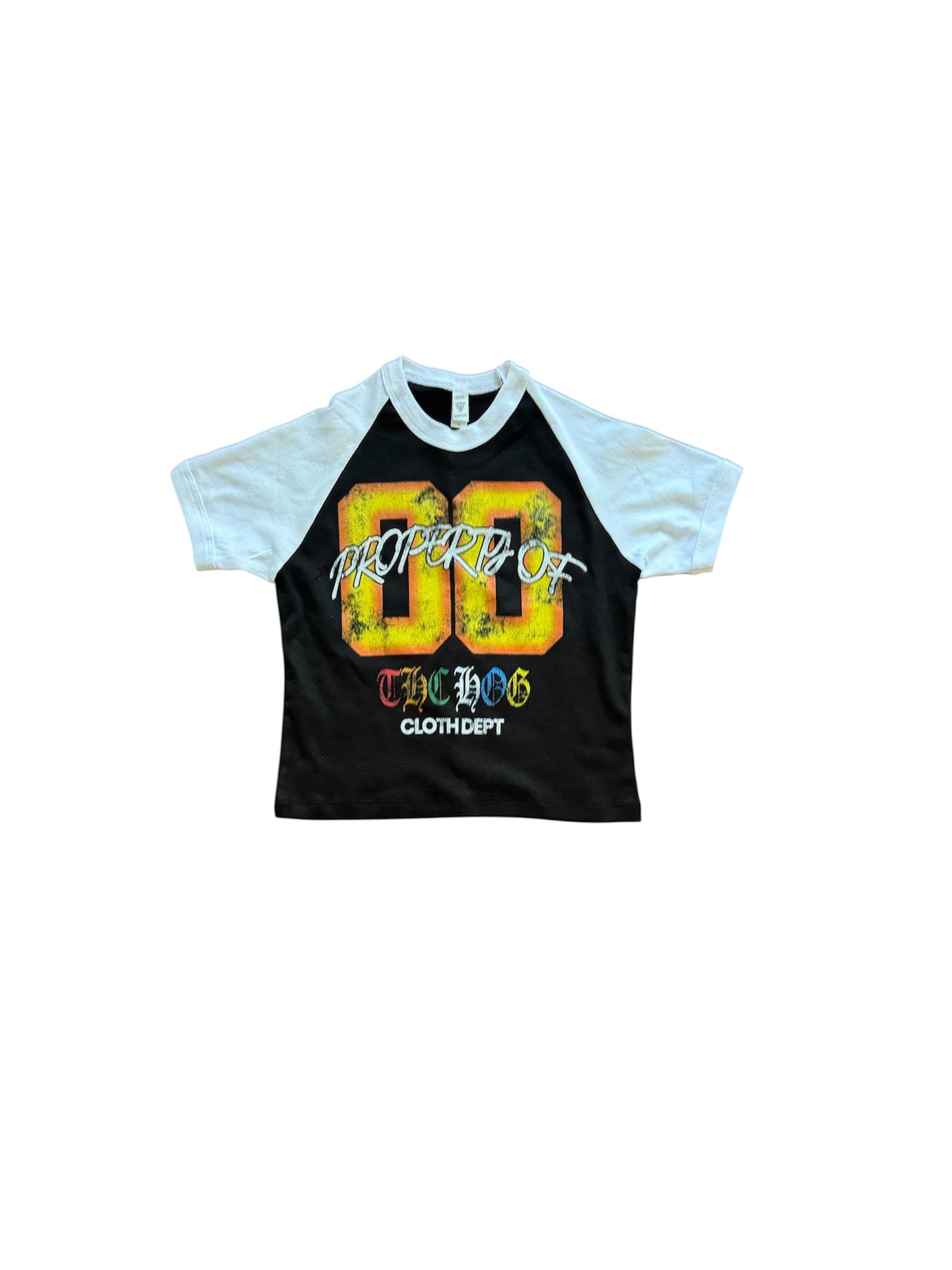 “Property of” Wmns Crop Tee