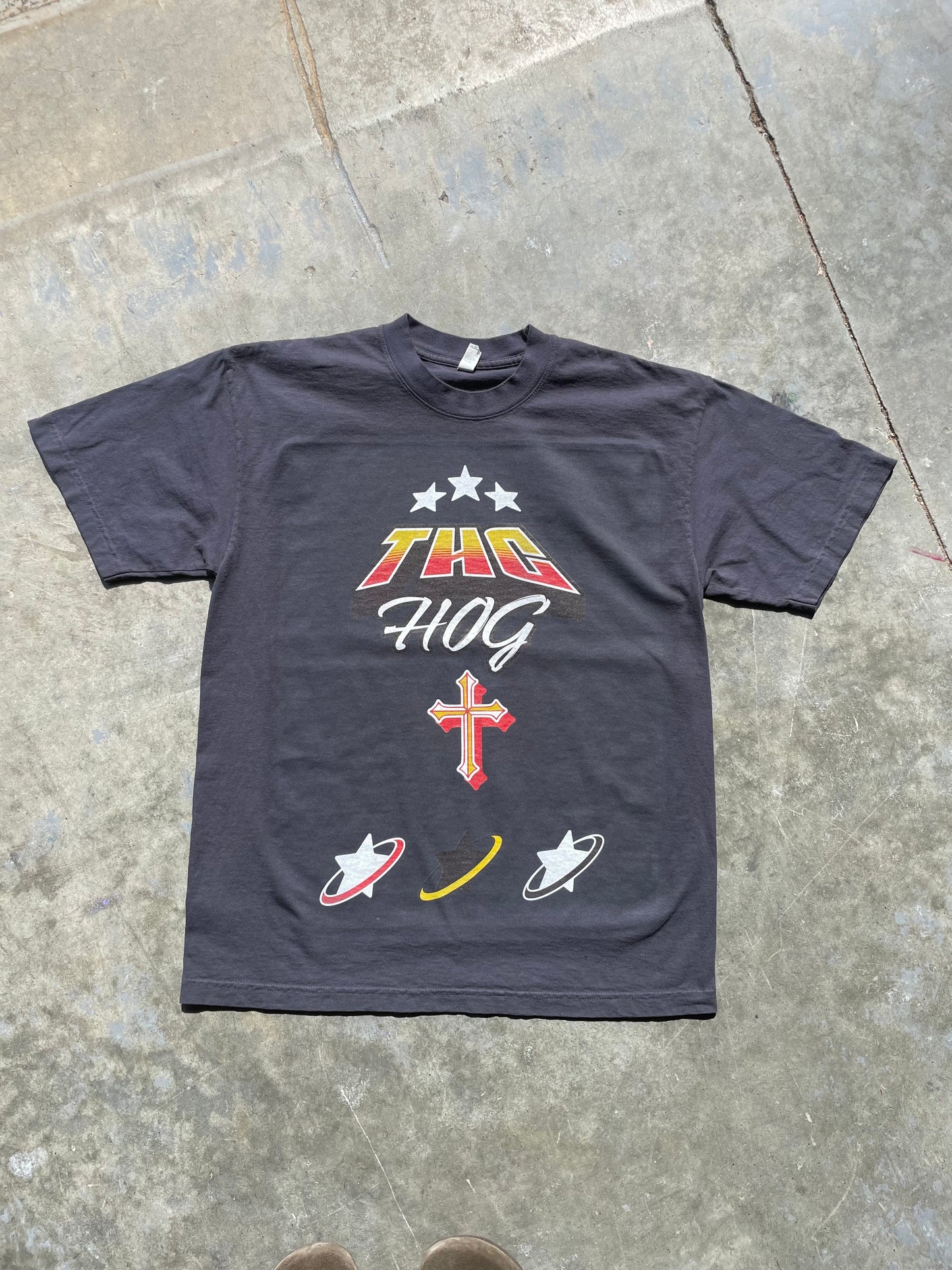 Vintage Black THC HOG Tee