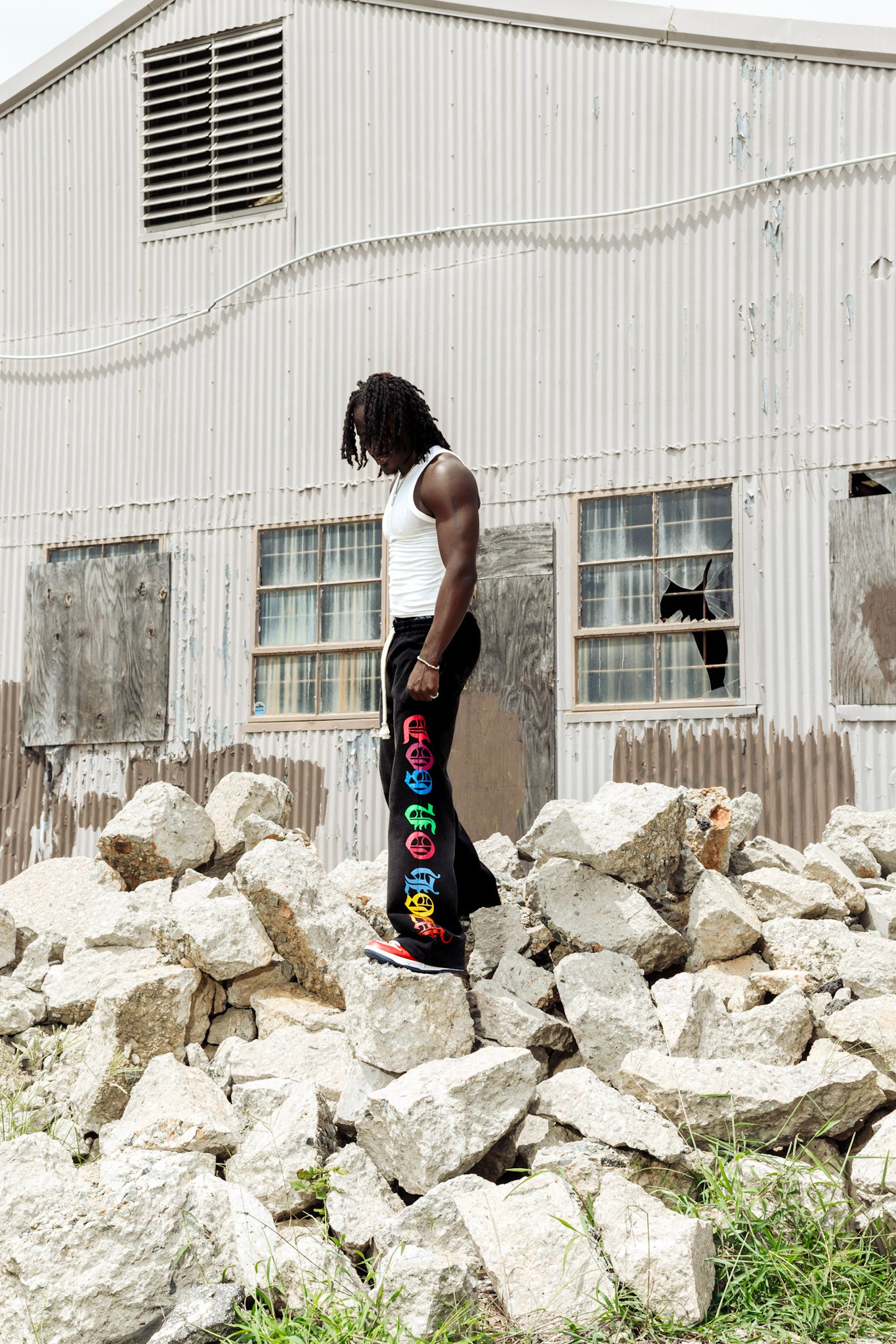 THC “High on God” Flare Sweats