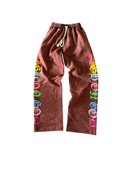 THC “High on God” Flare Sweats