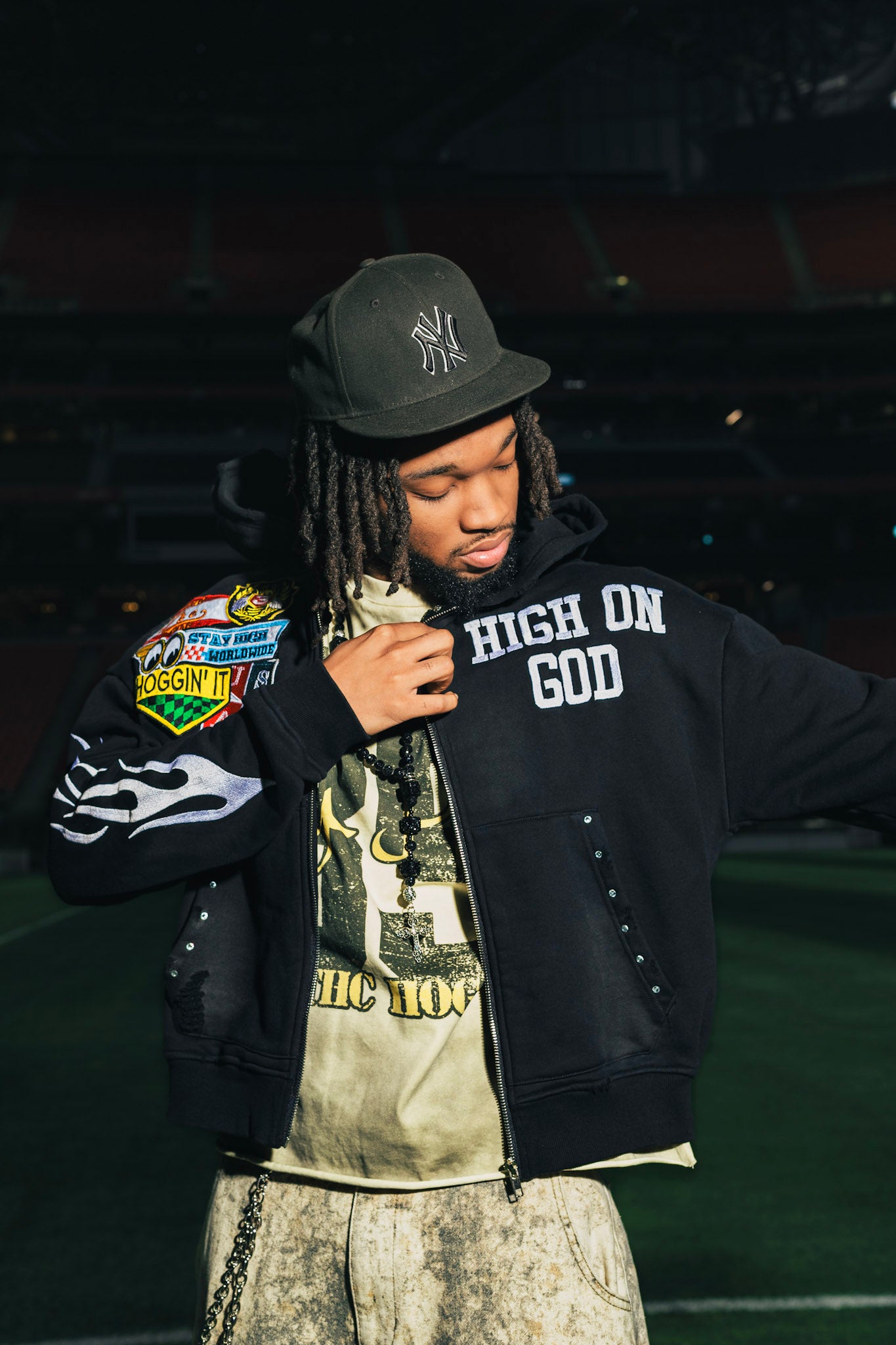 THC “High On God” Zip Up