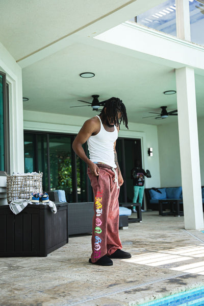 THC “High on God” Flare Sweats