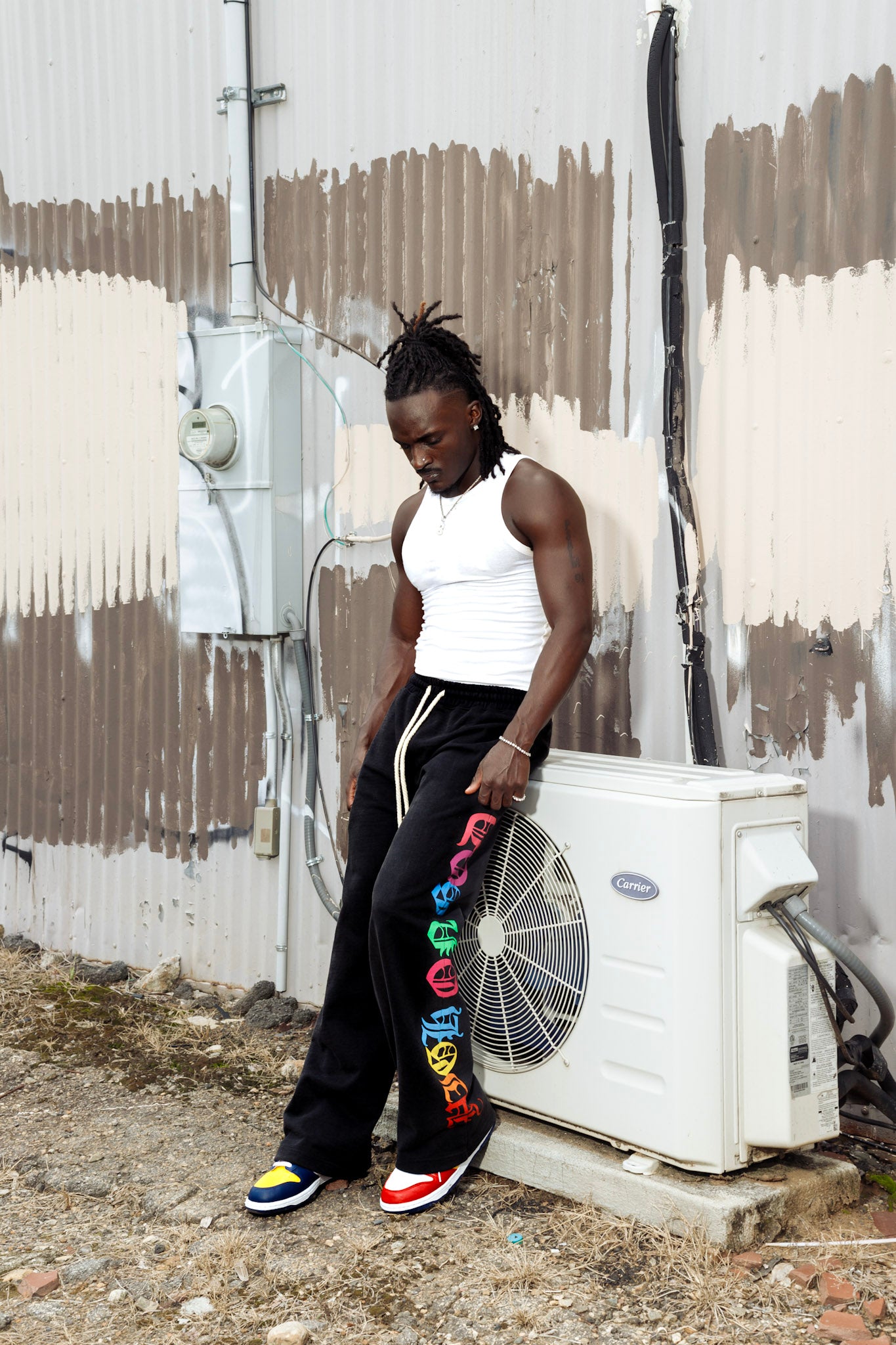 THC “High on God” Flare Sweats