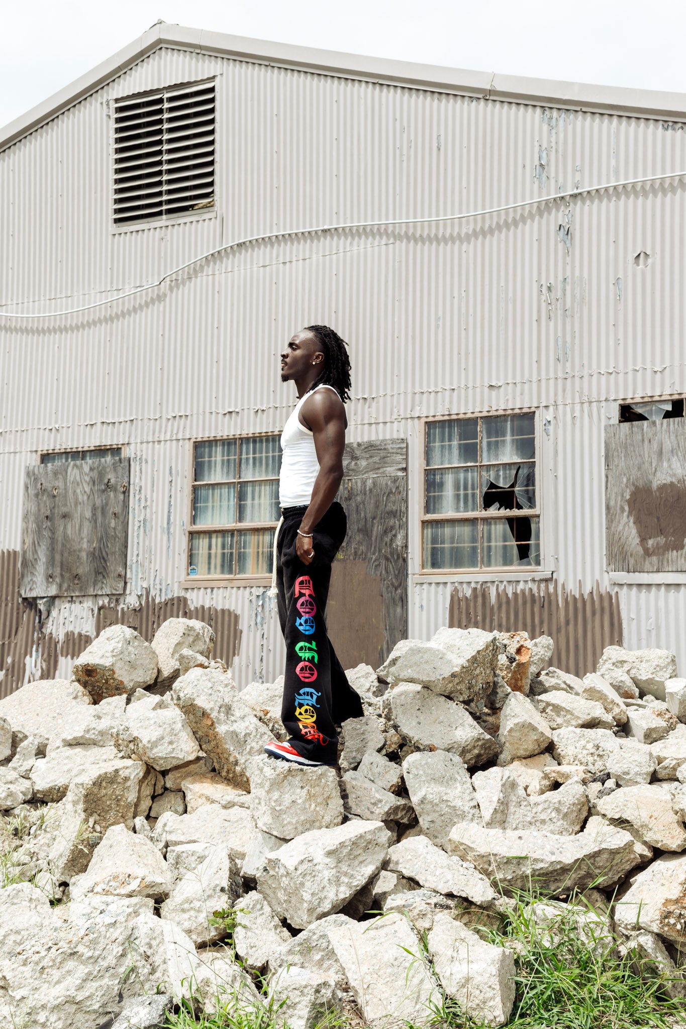 THC “High on God” Flare Sweats