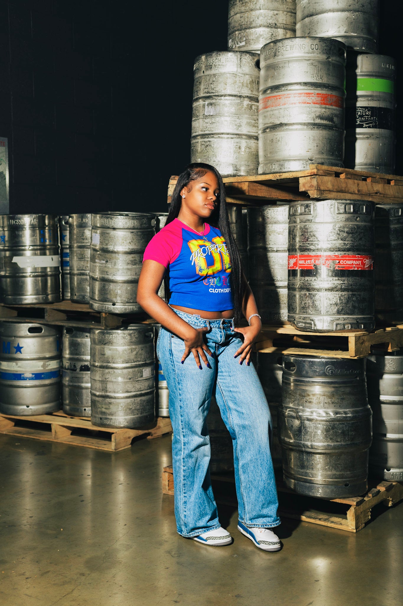 “Property of” Wmns Crop Tee