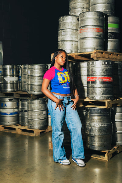 “Property of” Wmns Crop Tee